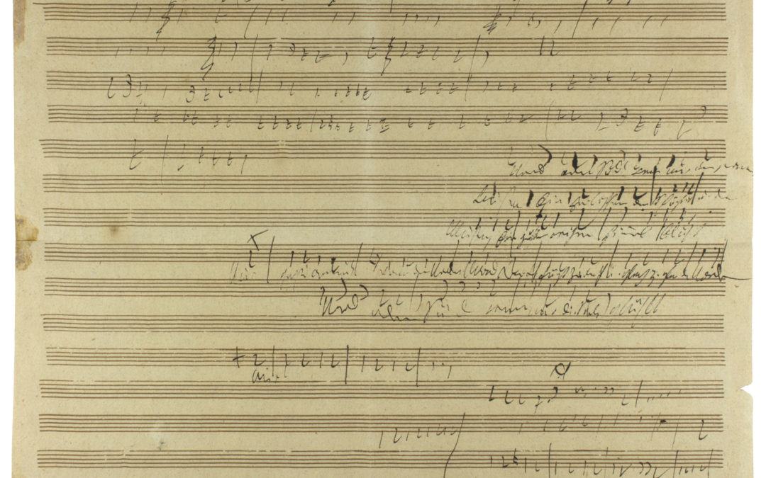 Beethoven autográf kompozíciója