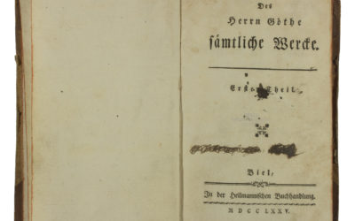 Goethe műveinek első összkiadása