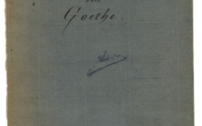 Goethe: Der Kammerberg bei Eger