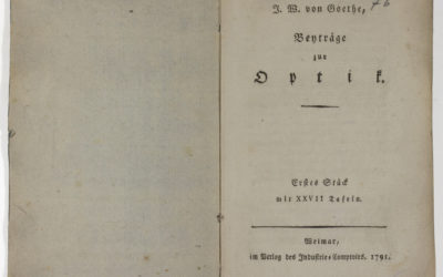 Goethe: Beyträge zur Optik