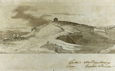 Kammerberg bei Eger. Goethes Originalzeichnung